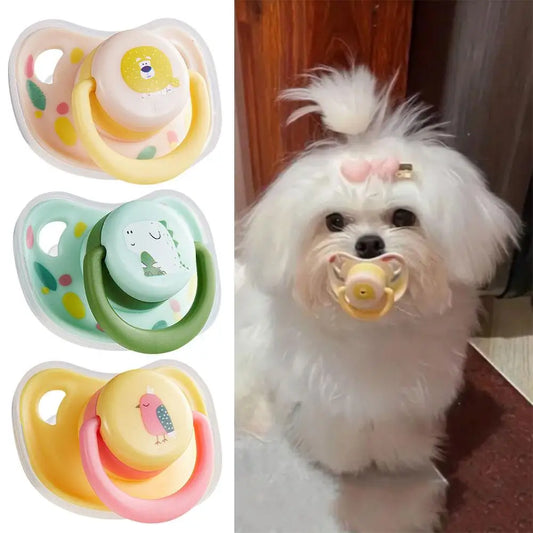 Soft Silicone Calming Pacifier Chew Toy – Durable & Soothing for Pets! - Pet house