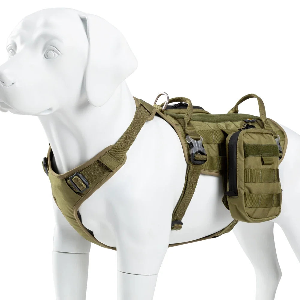 Tactical Dog Harness & Backpack – The Ultimate Adventure Gear! - Pet house