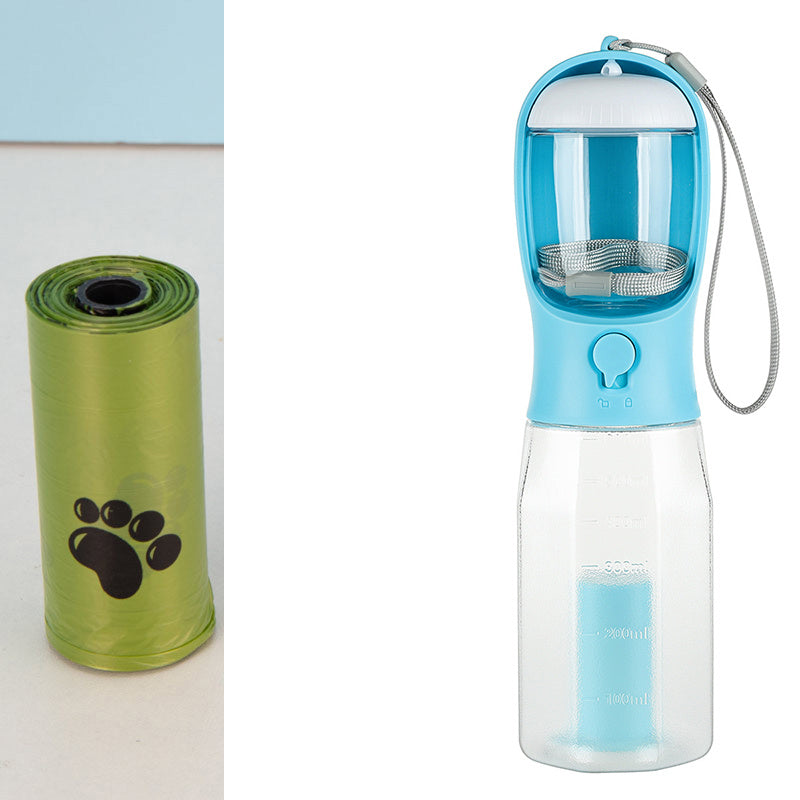 3-in-1 Portable Pet Water Bottle – Hydration, Food & Cleanup On-the-Go! - Pet house