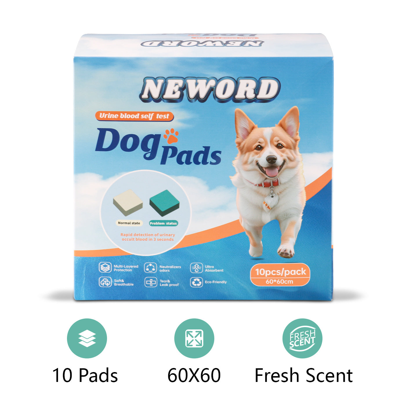 Dog Detection Urine Pads – Leak-Proof, Odor-Control & Super Absorbent! - Pet house