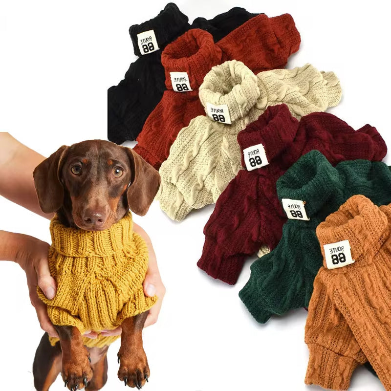 Cozy Turtleneck Dog Sweater – Warm, Stylish & Comfy! - Pet house